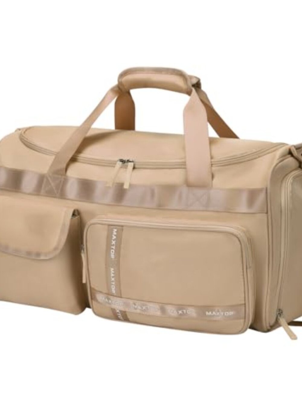 Large Capacity Travel Duffel Bag with Shoe Compartment & Wet Dry Separation